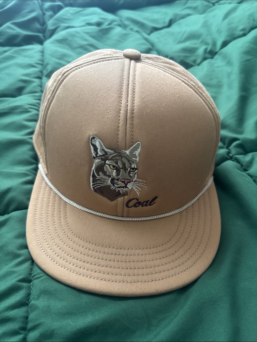 Coal Tan Puma Embroidered Trucker Hat
